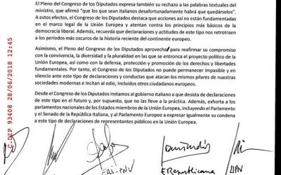 Las movilizaciones en distintas CCAA y la concentración ante la Embajada de Italia en Madrid